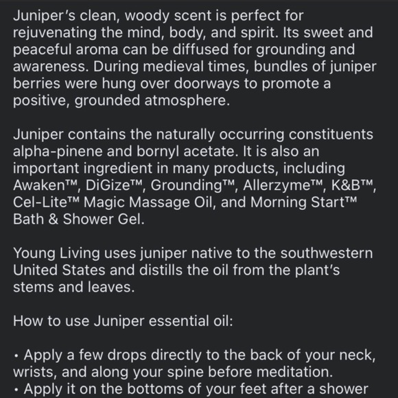 Young Living Juniper 15ml - Picture 3 of 3